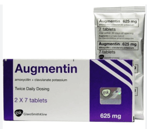 Augmentin 625mg Tabs (14’s)