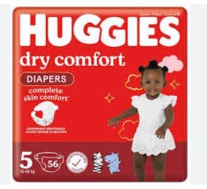 Huggies Dry Comfort Jumbo Size 5 (12–22kg)