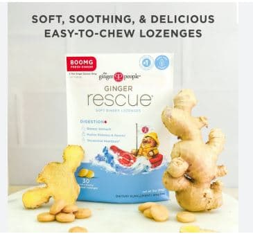 The Ginger People Ginger Rescue Soft Lozenges