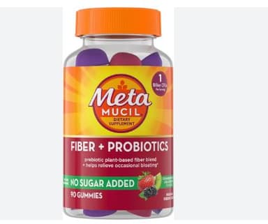 Metamucil Fiber Supplement No Sugar Added Fiber Gummies